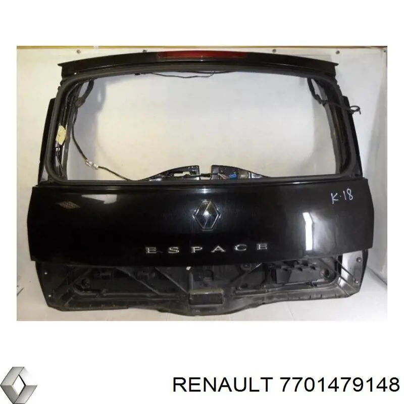 Compre 901007291R Renault (RVI) Porta traseira (3ª/5ª porta-malas (tampa de alcapão)