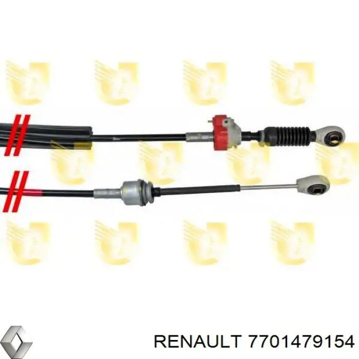 Cabo de mudança (de seleção de velocidade) Renault (RVI) 7701479154 preço, a partir de 50,24 USD