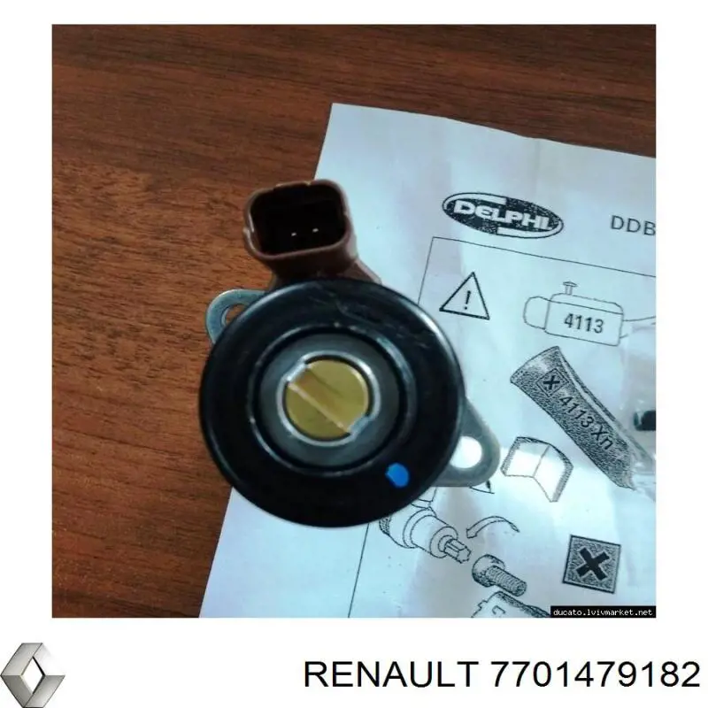 Compre 7701479182 Renault (RVI) Válvula de regulação de pressão (válvula de redução da Bomba de Combustível de Pressão Alta) Common-Rail-System