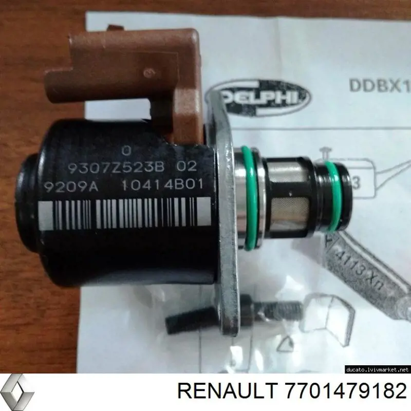 Válvula de regulação de pressão (válvula de redução da Bomba de Combustível de Pressão Alta) Common-Rail-System Renault (RVI) 7701479182 preço, a partir de 129,64 USD
