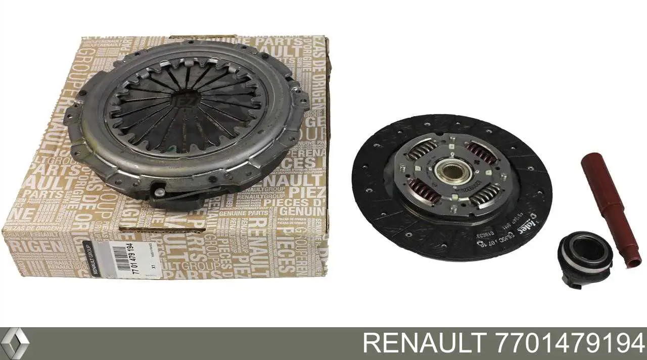 7701479194 Renault (RVI) Kit de embraiagem (3 peças)