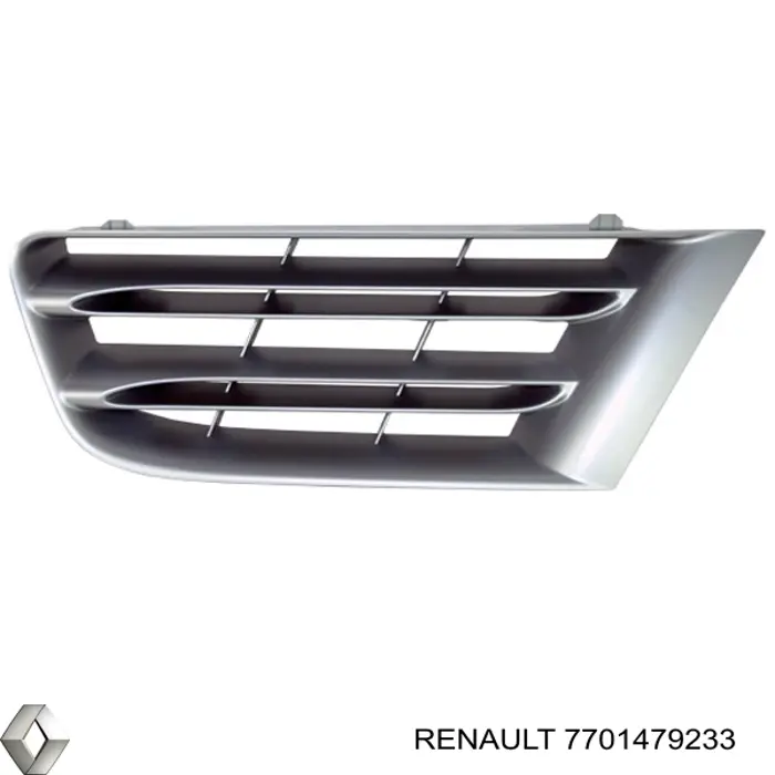 Grelha do radiador Renault (RVI) 7701479233 preço, a partir de 207,35 USD