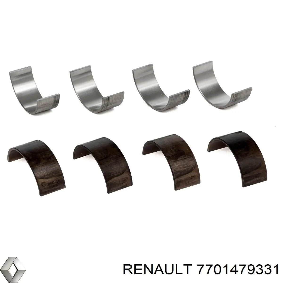 Compre 7701479331 Renault (RVI) Folhas inseridas de cambota de biela, kit, padrão (STD)