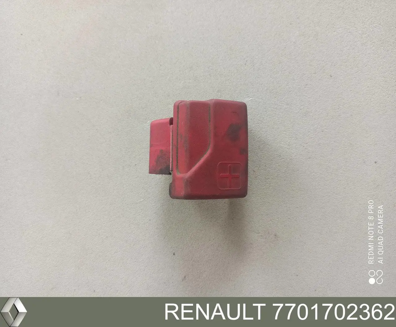7701702362 Renault (RVI) Borne de bateria recarregável (PILHA)
