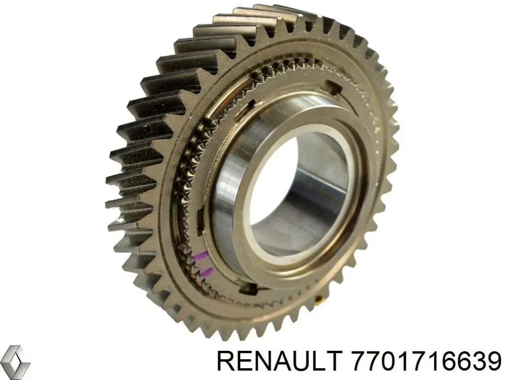 7701716639 Renault (RVI) Roda dentada motriz de 1ª velocidade