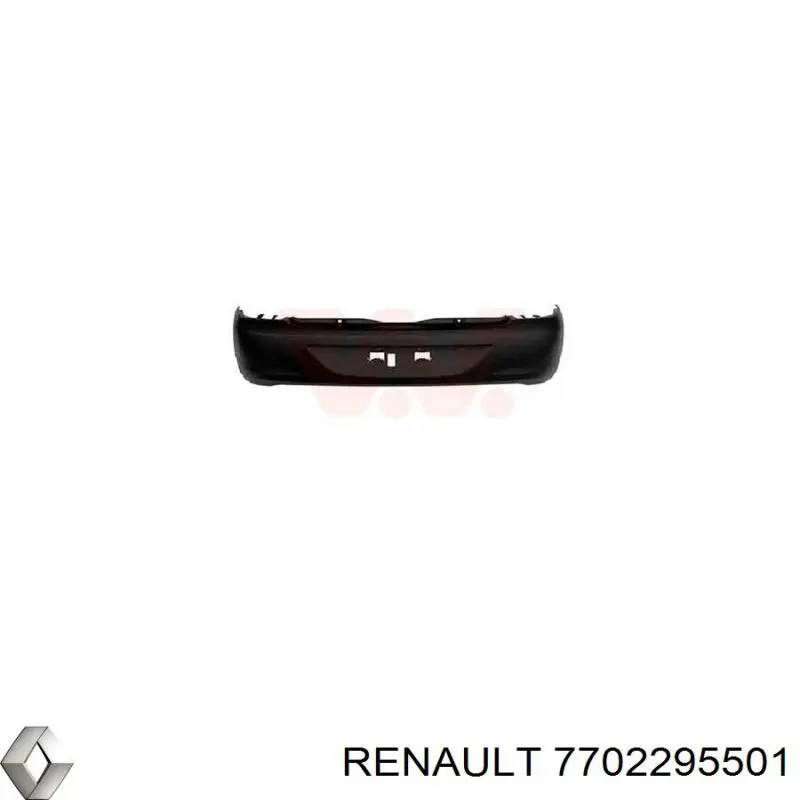 7702295501 Renault (RVI) Pára-choque traseiro