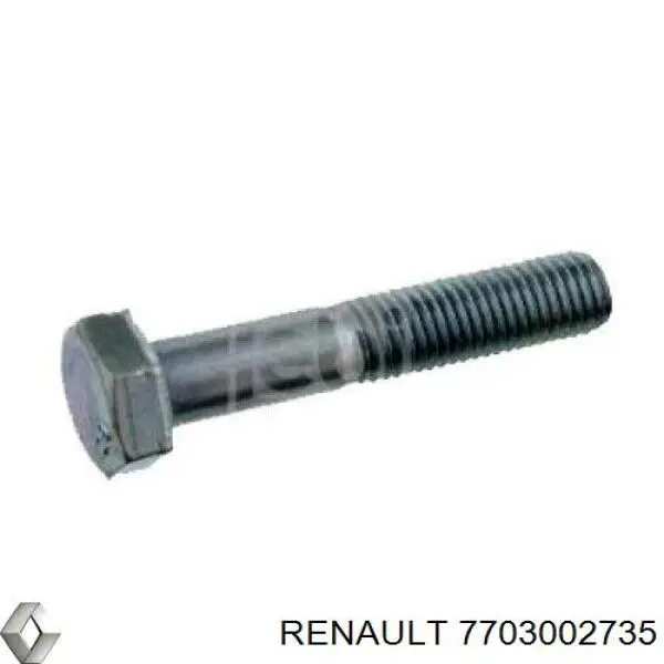 7703002735 Renault (RVI) Parafuso de fixação de apoio esférico dianteiro ao pino de apoio
