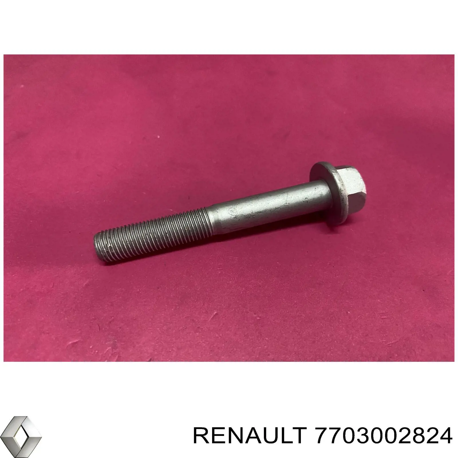 7703002824 Renault (RVI) Parafuso de fixação de braço oscilante dianteiro