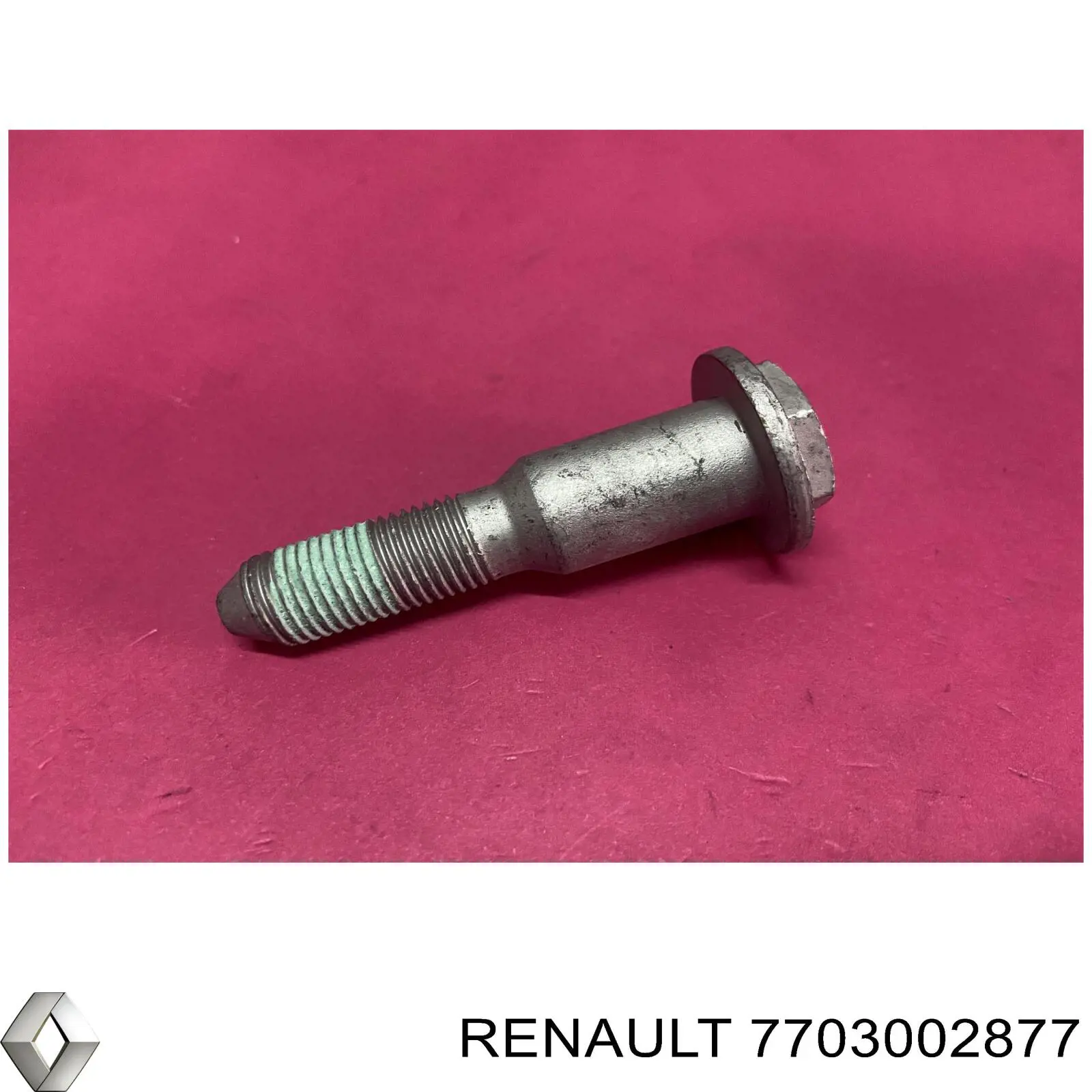 7703002877 Renault (RVI) Parafuso de fixação de braço oscilante dianteiro, inferior