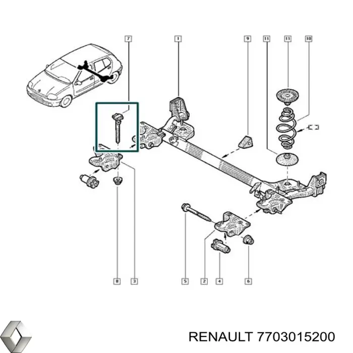  Renault (RVI) 7703015200 preço, a partir de  