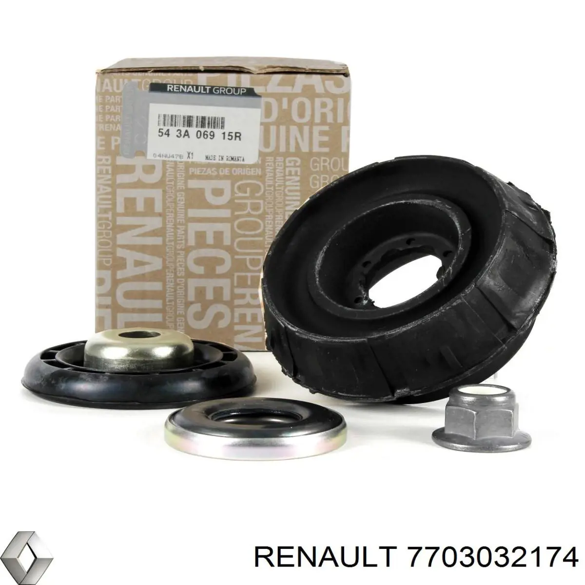 Porca da haste de amortecedor dianteiro Renault (RVI) 7703032174 preço, a partir de 6,13 USD