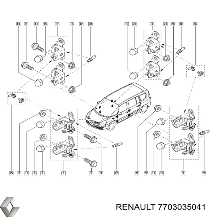Compre 7703035041 Renault (RVI) 