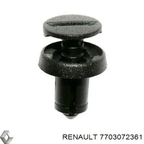 Cápsula (prendedor) de fixação de revestimento da porta Renault (RVI) 7703072361 preço, a partir de 2,04 USD