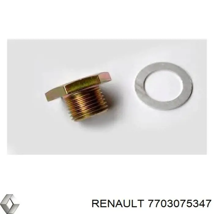 Tampão de panela de motor Renault (RVI) 7703075347 preço, a partir de 1,56 USD