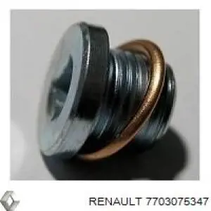 Compre 7703075347 Renault (RVI) Tampão de panela de motor