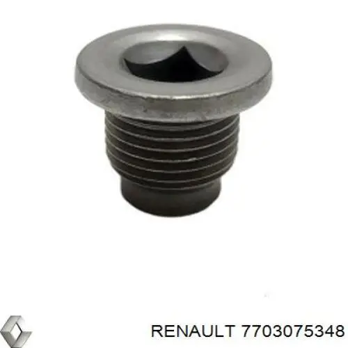 7703075348 Renault (RVI) Tampão de panela de motor