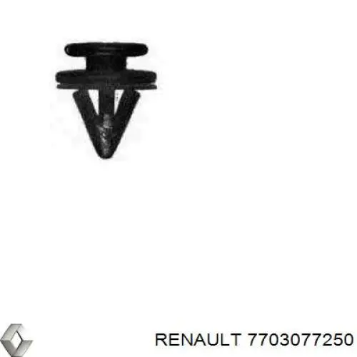 Cápsula (prendedor) de fixação de revestimento de tampa de porta-malas Renault (RVI) 7703077250 preço, a partir de 0,88 USD