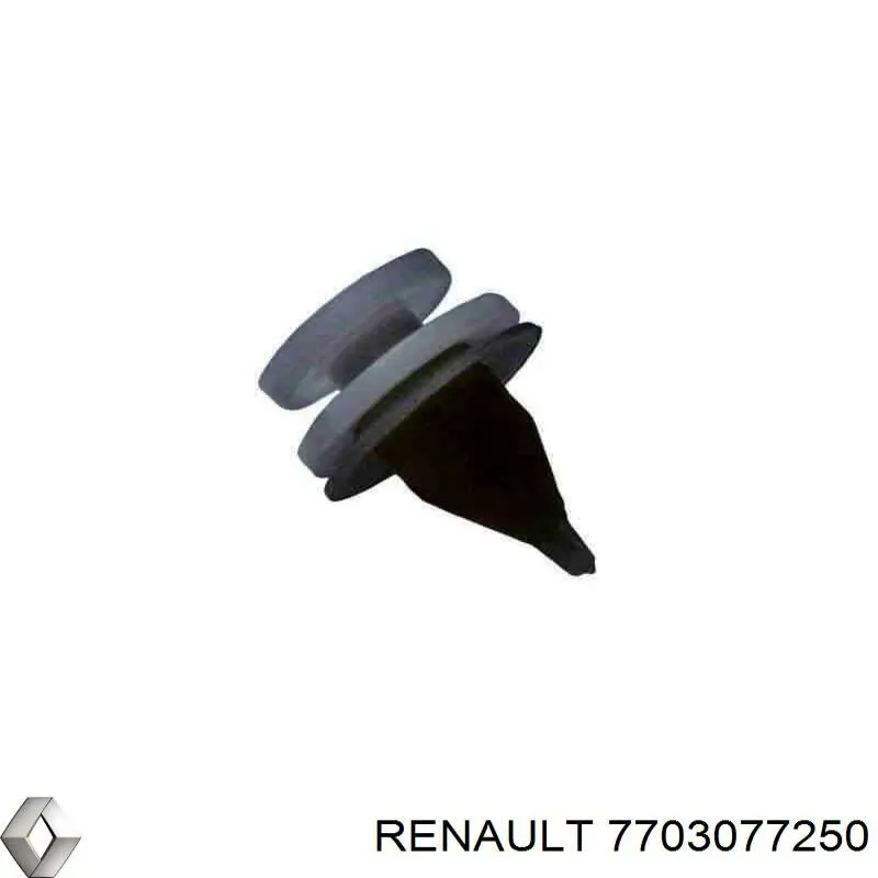 7703077250 Renault (RVI) Cápsula (prendedor) de fixação de revestimento de tampa de porta-malas
