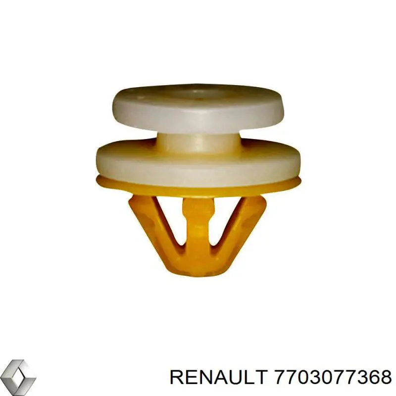 7703077368 Renault (RVI) Cápsula (prendedor) de fixação de revestimento da porta