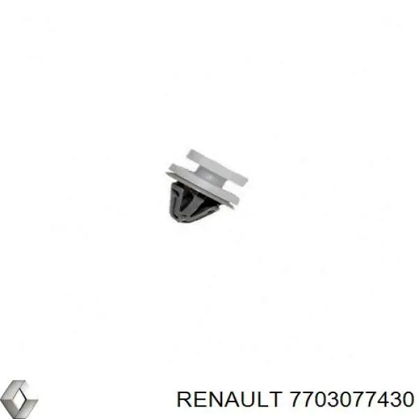 Cápsula (prendedor) de fixação de revestimento da porta Renault (RVI) 7703077430 preço, a partir de 1,53 USD