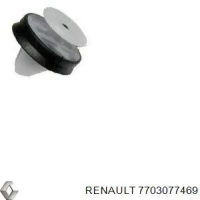 7703077469 Renault (RVI) Cápsula (prendedor) de fixação de revestimento da porta