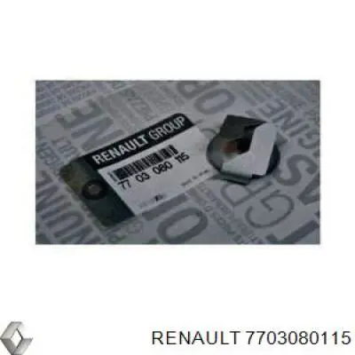 Compre 7703080115 Renault (RVI) Braçadeira de proteção de fundo