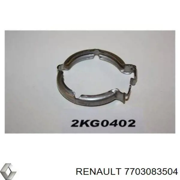 7703083504 Renault (RVI) Braçadeira de cano derivado de válvula EGR