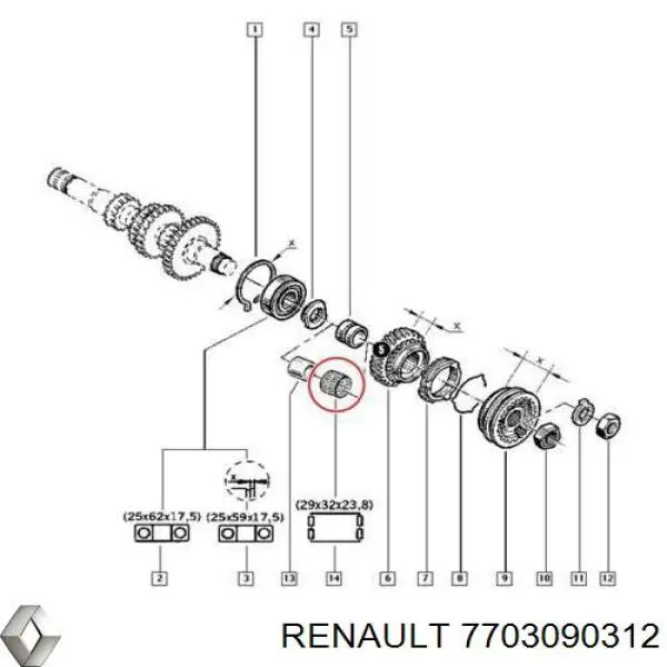  Renault (RVI) 7703090312 preço, a partir de  
