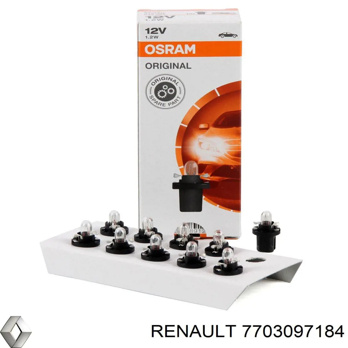 Compre 7703097184 Renault (RVI) Lâmpada de painel (de painel de dispositivos)