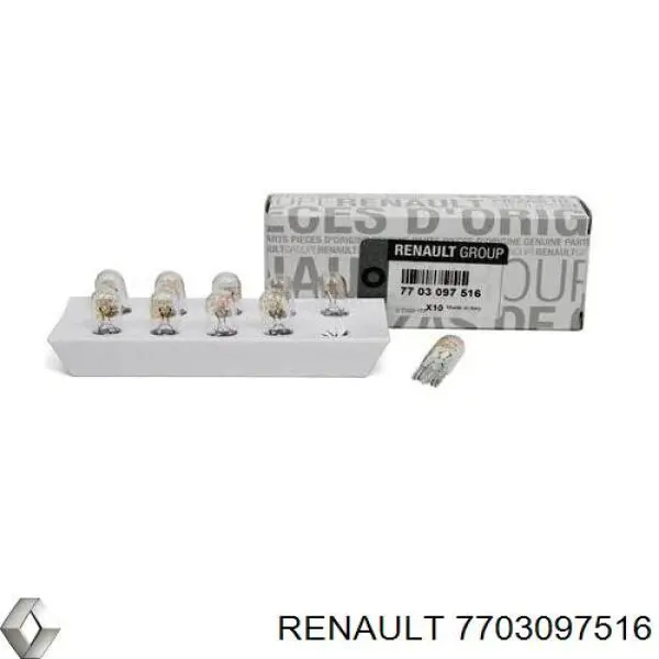 Compre 7703097516 Renault (RVI) Lâmpada de quebra-luz de iluminação de salão/de cabina