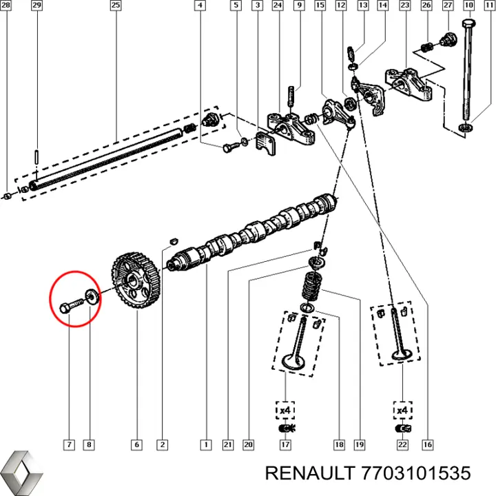 Compre 7703101535 Renault (RVI) 
