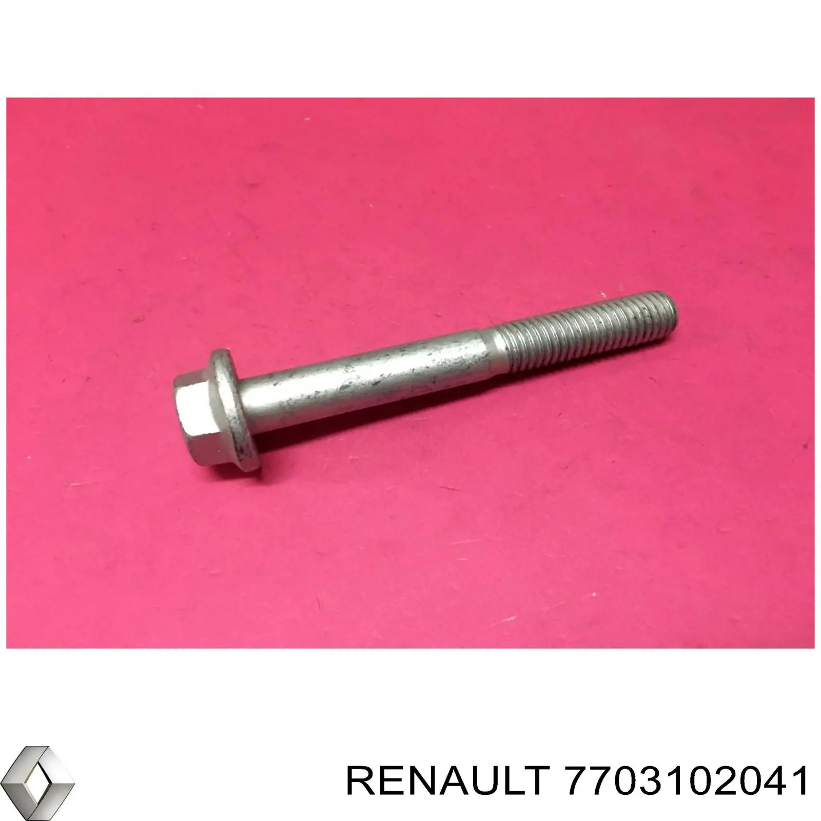 Compre 7703102041 Renault (RVI) Parafuso de fixação de braço oscilante dianteiro, inferior