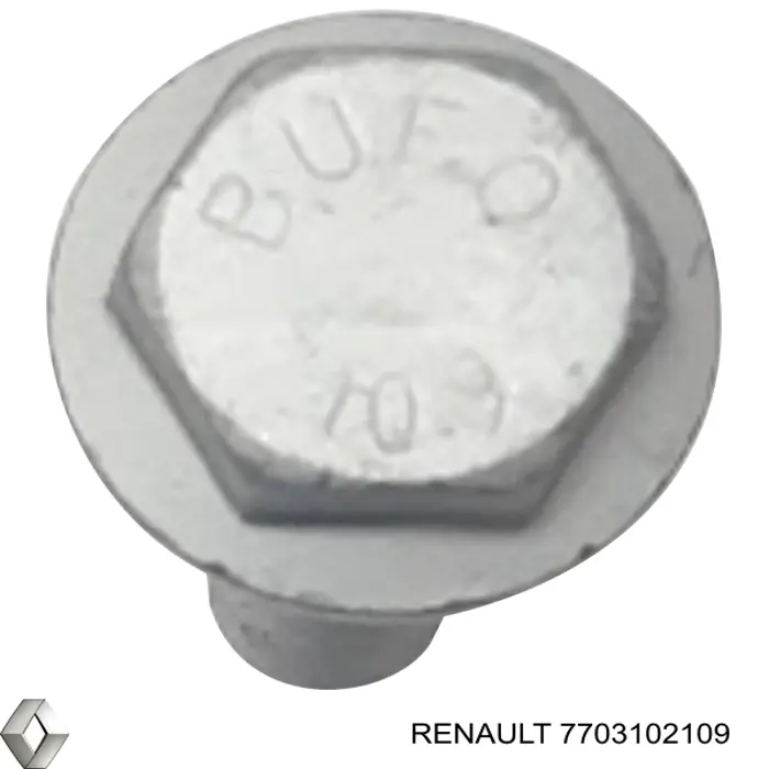 7703102109 Renault (RVI) Parafuso de fixação de amortecedor dianteiro