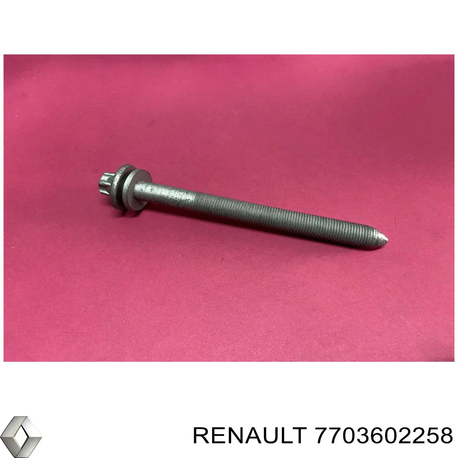 Parafuso de fixação de braço oscilante dianteiro Renault (RVI) 7703602258 preço, a partir de 32,36 USD