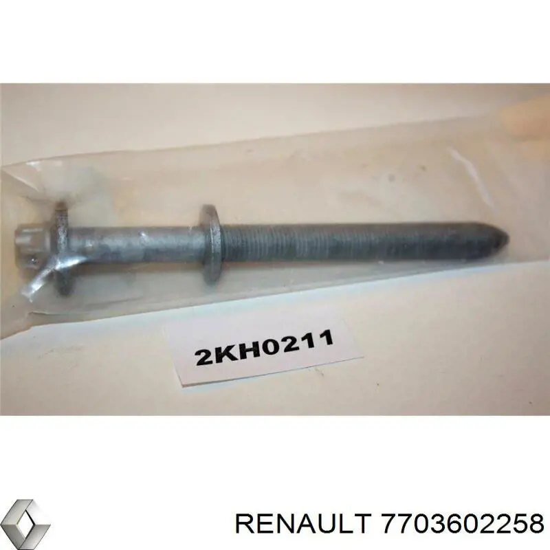 7703602258 Renault (RVI) Parafuso de fixação de braço oscilante dianteiro