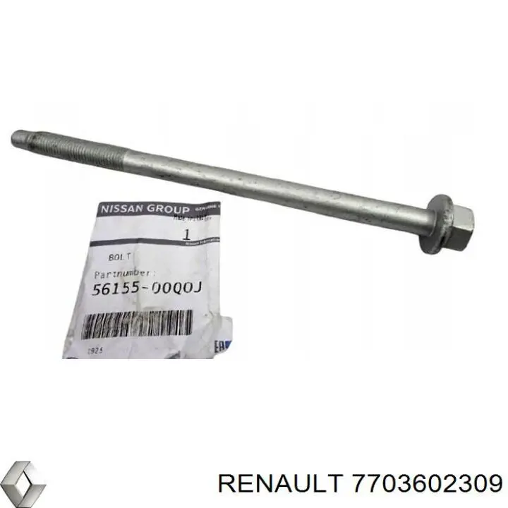 7703602309 Renault (RVI) Parafuso de fixação de amortecedor traseiro