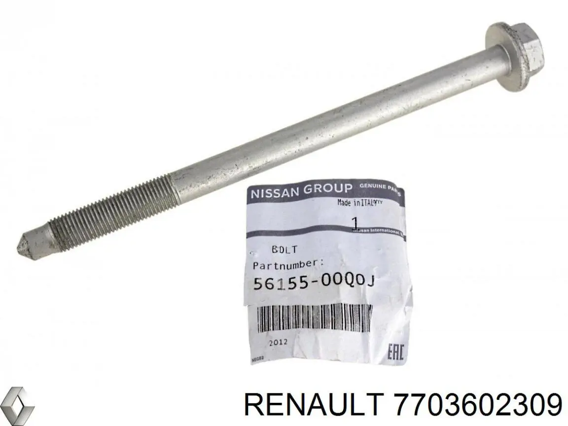 Parafuso de fixação de amortecedor traseiro Renault (RVI) 7703602309 preço, a partir de 31,96 USD