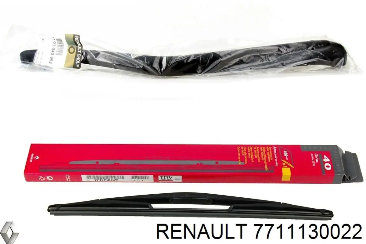 Compre 7711130022 Renault (RVI) Limpa-pára-brisas de vidro traseiro