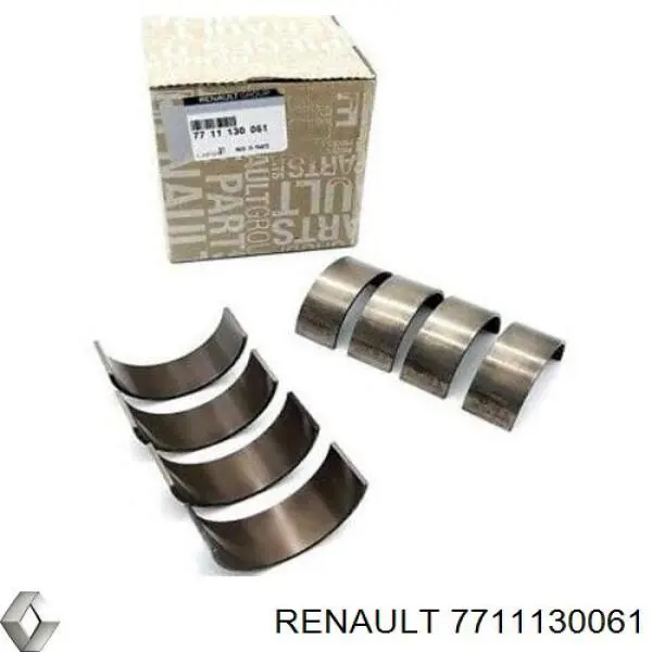 Folhas inseridas de cambota de biela, kit, padrão (STD) Renault (RVI) 7711130061 preço, a partir de 45,99 USD