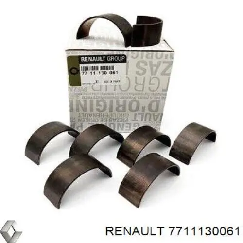 Compre 7711130061 Renault (RVI) Folhas inseridas de cambota de biela, kit, padrão (STD)