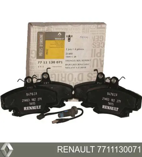 Compre 7711130071 Renault (RVI) Sapatas do freio dianteiras de disco