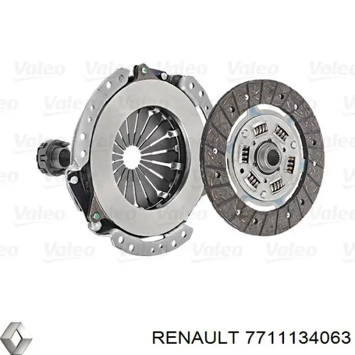Compre 7711134063 Renault (RVI) Kit de embraiagem (3 peças)