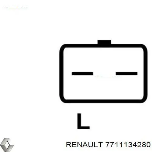 7711134280 Renault (RVI) Gerador