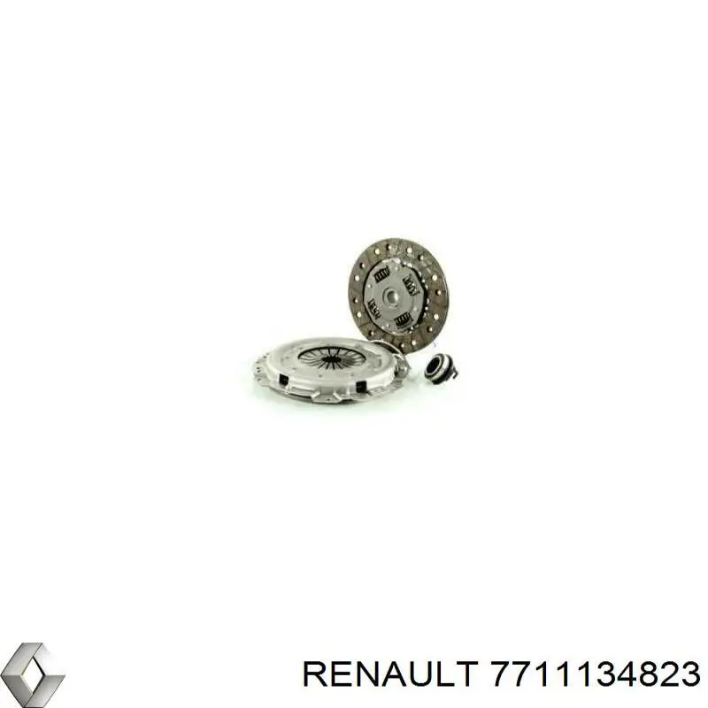 Compre 7711134823 Renault (RVI) Kit de embraiagem (3 peças)