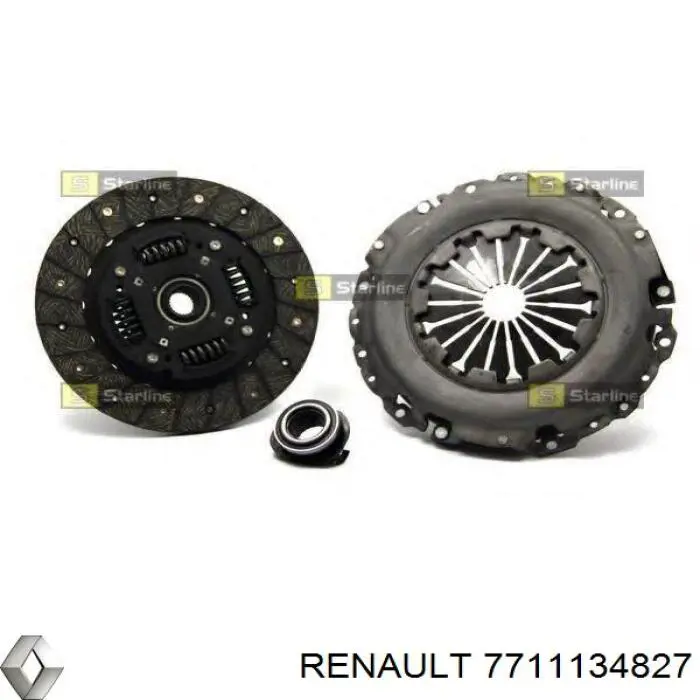 7711134827 Renault (RVI) Kit de embraiagem (3 peças)