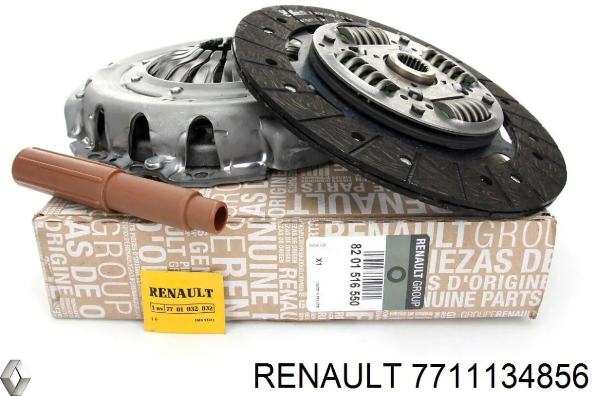 Compre 7711134856 Renault (RVI) Kit de embraiagem (3 peças)