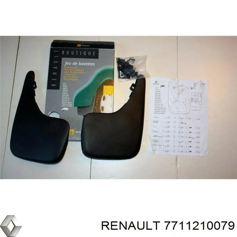 Protetores de lama dianteiros, kit Renault (RVI) 7711210079 preço, a partir de 50,95 USD