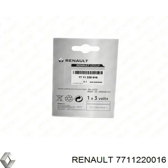 Pilha seca de berloque Renault (RVI) 7711220016 preço, a partir de 5,75 USD