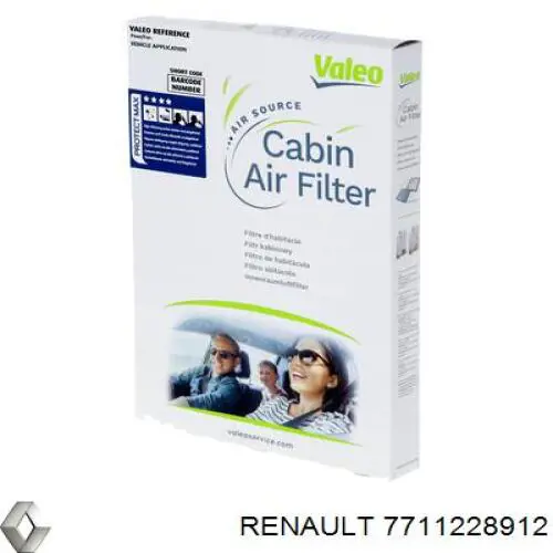 Filtro de salão Renault (RVI) 7711228912 preço, a partir de 12,13 USD