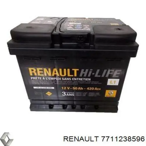 Compre 7711238596 Renault (RVI) Bateria recarregável (PILHA)